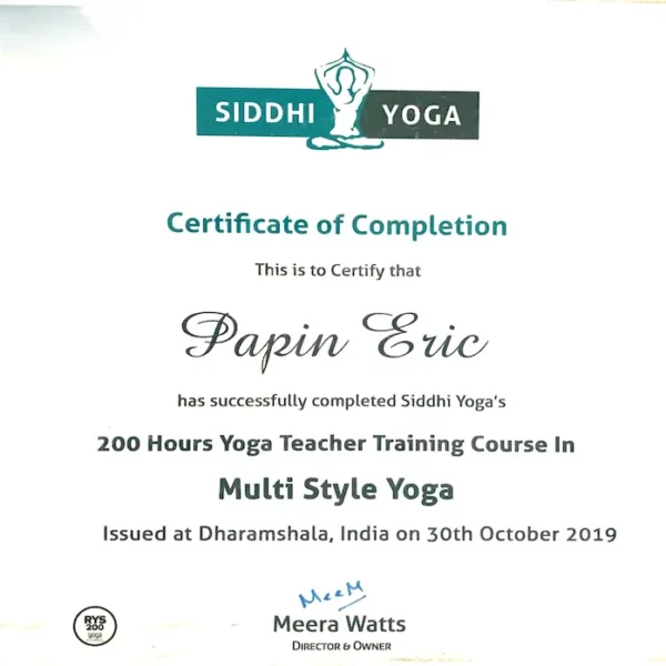 alternative feng shui eric papin certified yoga instructor biarritz - 1