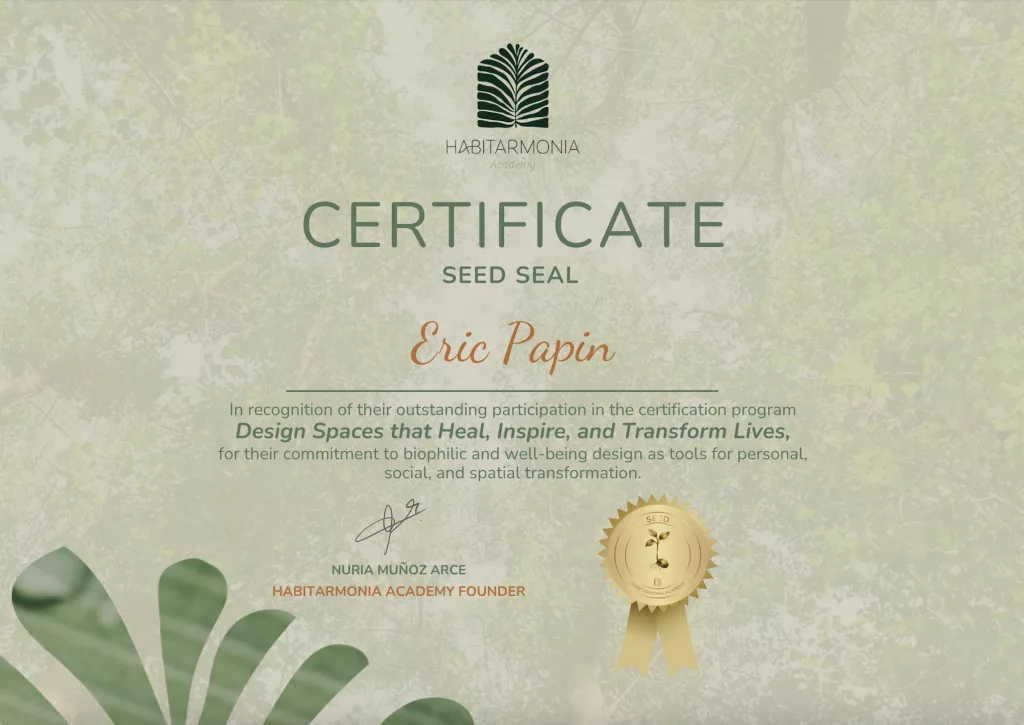 Certificat Biophilie