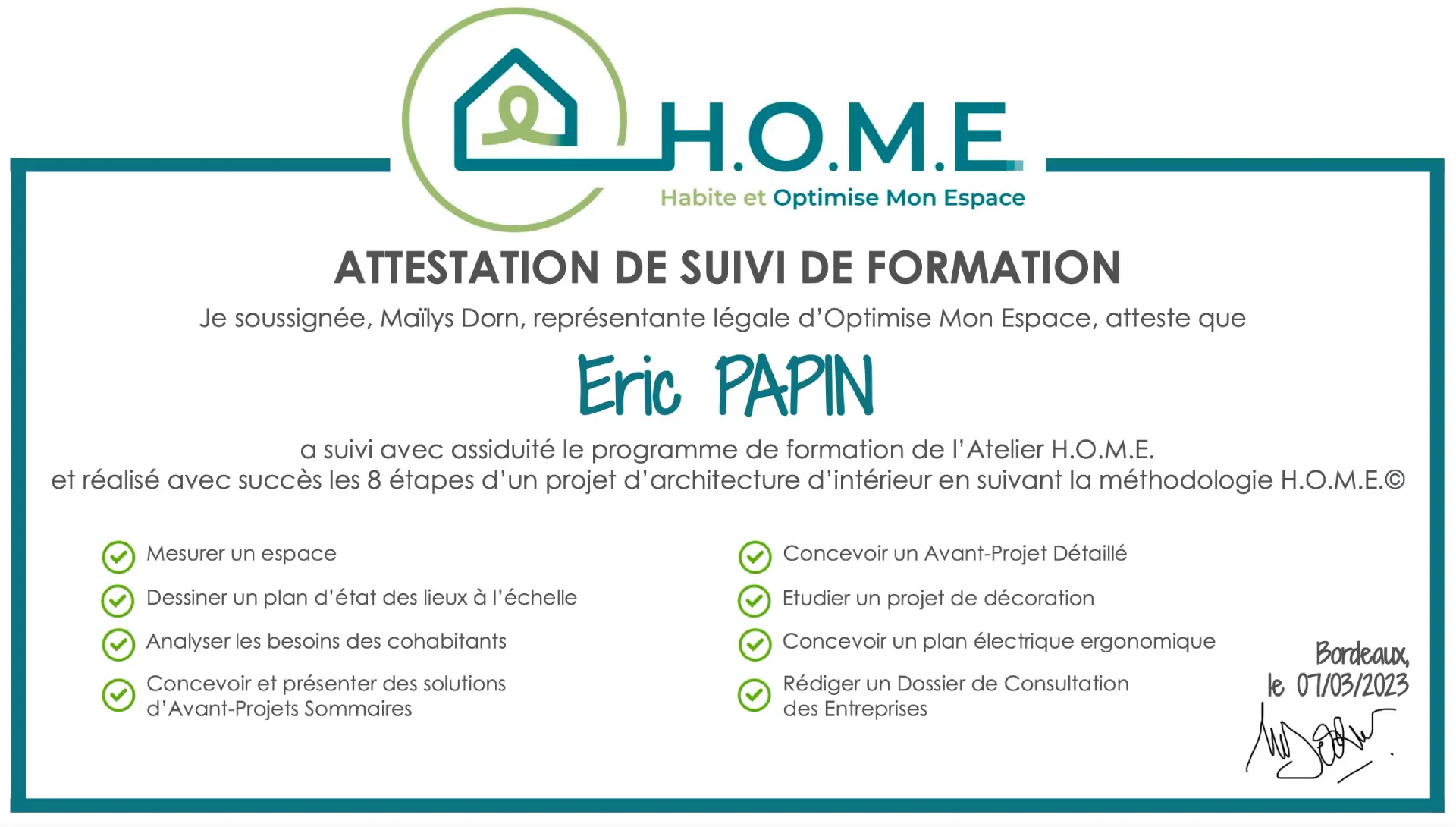 alternative feng shui diplome architecture interieur capbreton - 1